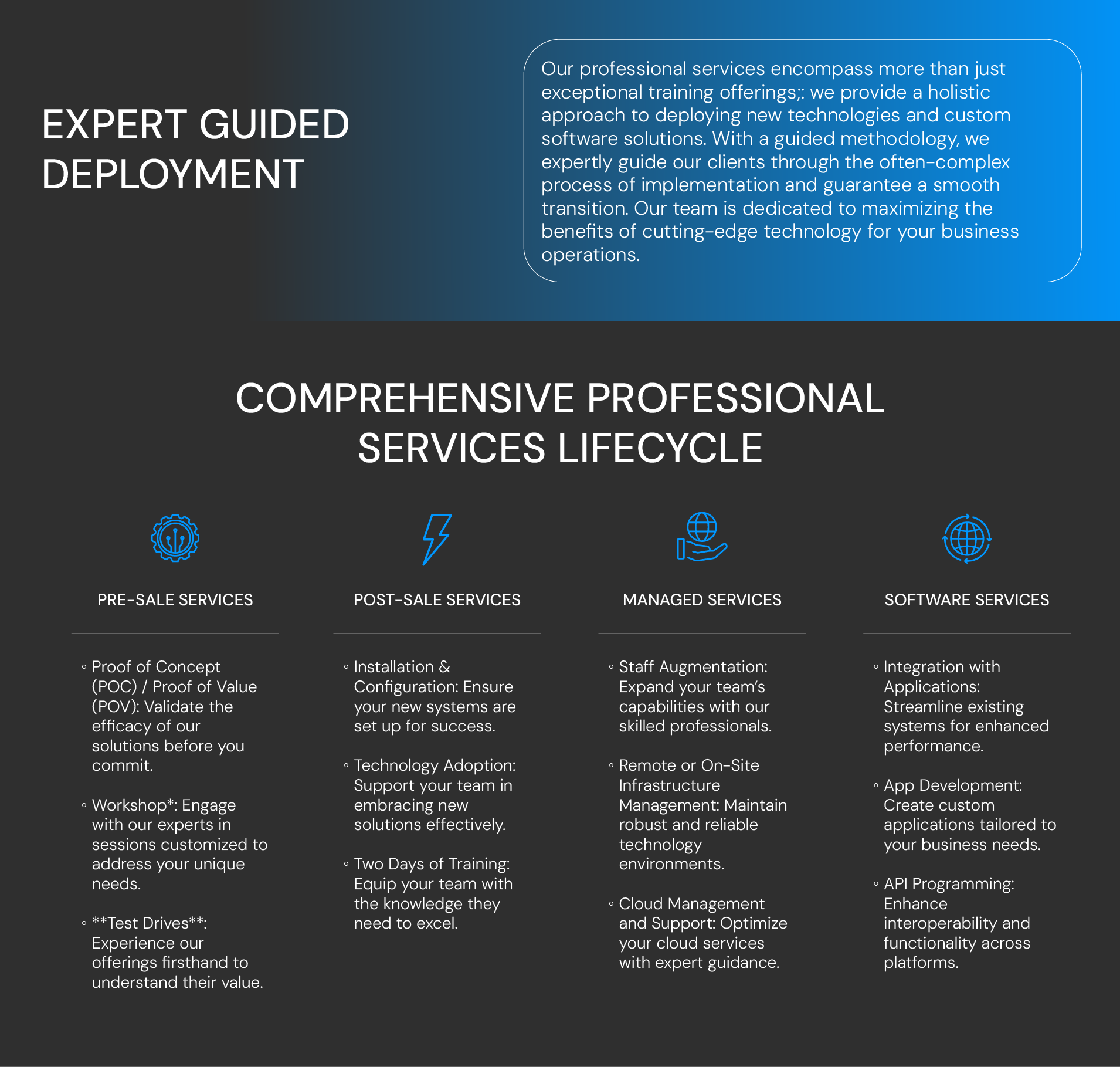 Professional Services