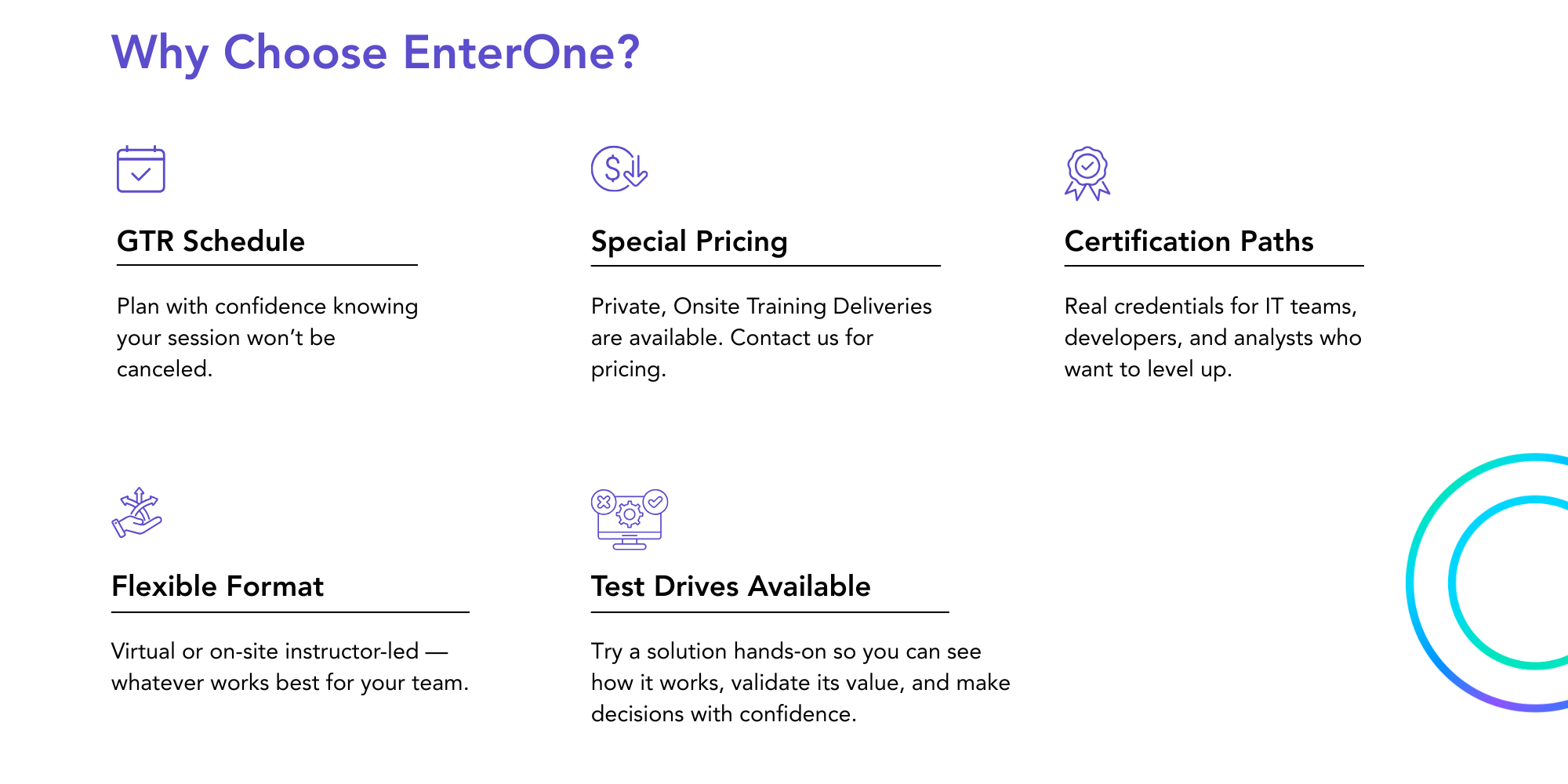 EnterOne VMware Test Drives