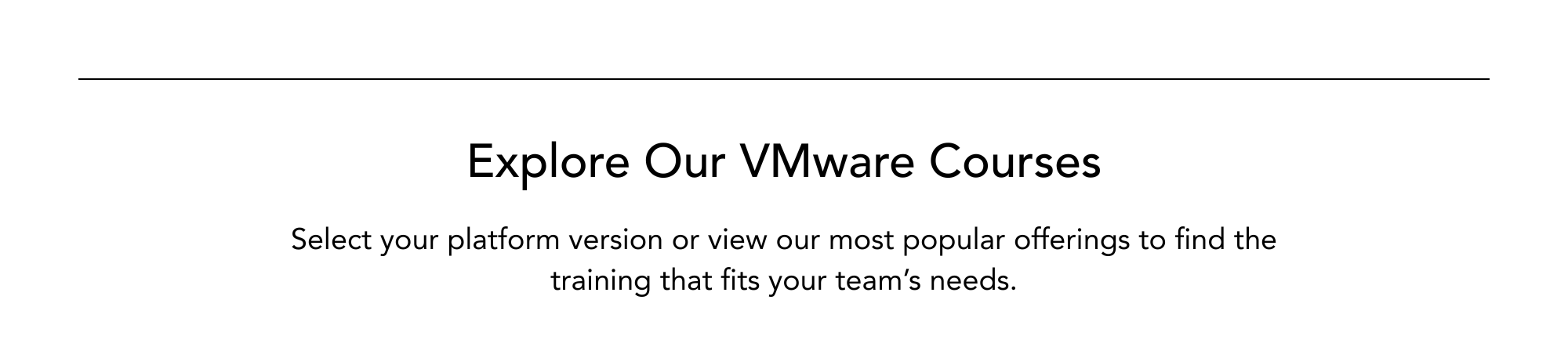 VMware Courses
